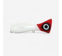 JATSUI SW-Lethal Popper, Colore RH, 120 mm Artificiale da Pesca, Bianco/Rosso, 100 mm