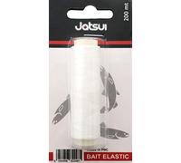 JATSUI, Bait Elastic, 100 mt, 0.30 mm Filo Da Pesca, Bianco, 0.3 mm