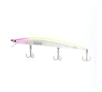 JATSUI Long Jerk Sfere in Tungsteno, SW TLL Minnow Sinking, 180 mm, 29 gr, Colore 069 Artificiale da Pesca, Bianco, Fucsia, Giallo