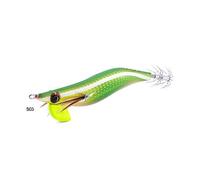 Jatsui Striped, Totanara Artificiale da Pesca, Verde, #3.0