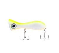 JATSUI SW-Lethal Popper, Colore Ywo, 120 mm Artificiale da Pesca, Arancione/Bianco/Giallo, 100 mm