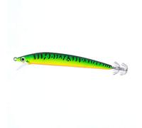 JATSUI Totanara, Killer Calamaro, 8.2 gr, 100 mm, Colore 113 Artificiale da Pesca, Bianco/Rosso
