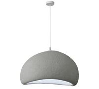 Jatwefiv Lampadario Wabi-Sabi Lampada A Sospensione Creativa Moderna Lampada Giapponese E27 con Pietra Imitazione Paralume per Sala da Pranzo Camera da Letto Soggiorno Isola Corridoio,A2,40