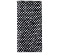 Jauarta Asciugamano dello Scrubber Posteriore, Asciugamano di Scrubber Lungo e Largo, Pulizia a Doppia Faccia, Panno Esfoliante Ricco di Schiuma, Braccia a Tratto, Robuste e Resistenti, (Griglia nera)