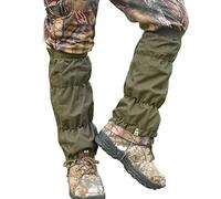 Jauarta Galles di Serpenti, Protezione da Serpenti a Sonagli con Panno Oxford 900D, Ghette di Gambe Regolabili per Escursioni, Campeggio, Alpinismo, Impacchi di Gamba Calda e Asciutta (ArmyGreen)