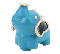 Jauarta Giocattolo di Elefante Musicale Elettrico, Giocattolo Spray a Sfera con Musica Leggera di Tummia Leggera a Batteria Interattiva Giocattolo Elefante per Bambini per Bambini Che (Blu)