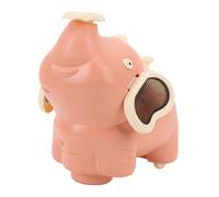 Jauarta Giocattolo di Elefante Musicale Elettrico, Giocattolo Spray a Sfera con Musica Leggera di Tummia Leggera a Batteria Interattiva Giocattolo Elefante per Bambini per Bambini Che (Rosso)