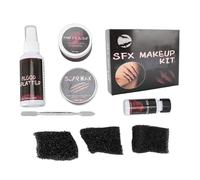 Jauarta Kit Spettrale per il Viso e il Corpo, il Set di Trucco Festivo con a Prova di Lunga Durata per Festa a Tema, Carnevale e Cosplay