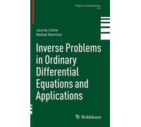 Jaume Llibre Ra Inverse Problems in Ordinary Differential Equ (Copertina rigida)