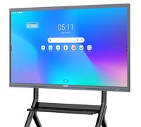 JAV Smart board Lavagna Interattive Digitale 55 Pollici 4K UHD Touchscreen Android 14.0 Lavagna Bianca Intelligente con Certificazione EDLA 8+128 GB per Ufficio Aula (Staffa a Parete Inclusa)