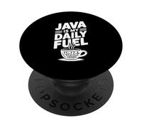 Java è il mio appassionato quotidiano di caffè per gli amanti della caffeina PopSockets PopGrip Adesivo
