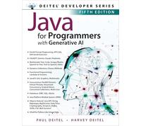 Paul Deitel, Harvey Deitel – Java for Programmers: With Generative AI – Tascabile