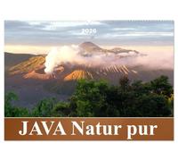 JAVA Natur pur (Wandkalender 2026 DIN A2 quer), CALVENDO Monatskalender: Java, eine der vier großen Sundainseln, lockt Besucher aus aller Welt an.