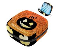 JAVENPROEQT 1 borsa per assorbenti igienici, grande, riutilizzabile, per il primo ciclo mestruale, per ragazze, donne, 17 x 17 x 12 cm, cosmonauta spaziale, Multicolore 04, 4.7x6.6x6.6 in/12x17x17 cm