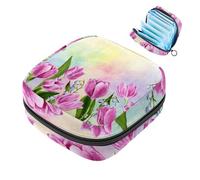 JAVENPROEQT 1 borsa per assorbenti igienici, grande, riutilizzabile, per il primo ciclo mestruale, per ragazze, donne, 17 x 17 x 12 cm, cosmonauta spaziale, multicolore 03, 4.7x6.6x6.6 in/12x17x17 cm,