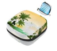 JAVENPROEQT 1 borsa per assorbenti igienici, grande, riutilizzabile, per il primo periodo, per ragazze, donne, donne, 17 x 17 x 12 cm, sfondo africano, multicolore 01, 4.7x6.6x6.6 in/12x17x17 cm