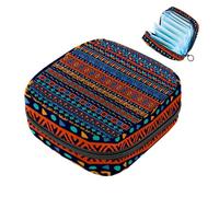 JAVENPROEQT Borsa portatile per assorbenti igienici, borsa per coppette mestruali, borsa per assorbenti mestruali femminili, per ragazze adolescenti, kit per il primo ciclo mestruale, bohémien mandala