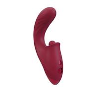 Javida 3 Function Vibrator Thrusting & Thumping Red