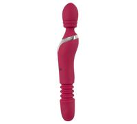 Javida Massaggiatore vibrante Thrusting 3in1 – Funzione calore – Rosso