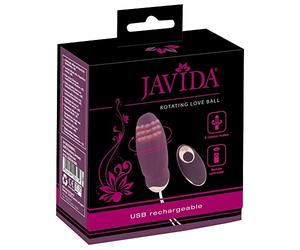 JAVIDA Palla d'amore rotante Javida RC Viola/Oro Rosa