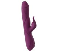 Javida 3 Function Rabbit Vibrator Thrusting, Rotating & Vibrating Purple