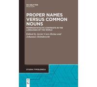 Javier Caro Reina Proper Names versus Common Nouns (Tascabile)