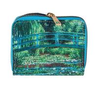 Javier El Puente - Portafoglio piccolo con portamonete e cerniera per donna