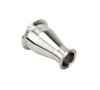 JAVJIYAI 1.5"(38mm OD50.5mm * 3'' (76mm) OD91mm Tri Clamp Reducer Pipe Connector Stainless Steel 304