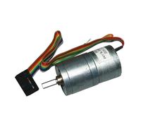 JAVJIYAI 25GA-310 25mm 310 Gear Electronic Starter DC 5V-12V 16RPM-41RPM Full Metal Gearbox Reduction Geared Electronic Starter DIY Robot Smart Car