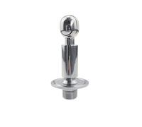 JAVJIYAI Rotating CIP Spray Ball 1.5" Tri Clamp x 1/2" NPT Male CIP Cleaning Rotating Spray Ball