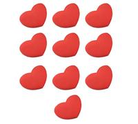 Javoryxh 10 Ammortizzatori per Racchette da Tennis Ammortizzatore per Corde in Silicone A Forma Cuore Ammortizzatori Squash Facile Usare Smorzatore Vibrazioni Tennis