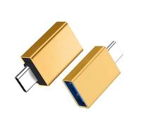 Javoryxh 2 adattatori da USB C a USB tipo C maschio a USB3.0 femmina convertitori per il collegamento senza soluzione di continuità con lo smartphone del computer portatile