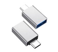 Javoryxh 2 adattatori da USB C a USB tipo C maschio a USB3.0 femmina convertitori per il collegamento senza soluzione di continuità con lo smartphone del computer portatile