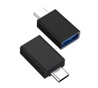 Javoryxh 2 adattatori da USB C a USB tipo C maschio a USB3.0 femmina convertitori per il collegamento senza soluzione di continuità con lo smartphone del computer portatile