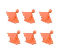 Javoryxh 6pc Arbitro Bandiere Calcio Rigore per Ref Allenatori per La Partita Accessorio del Partito Gear Set