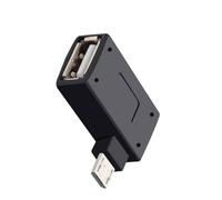 Javoryxh Adattatore ad angolo retto da USB a USB per migliorare la connettività sui dispositivi Connettori dell'adattatore USB