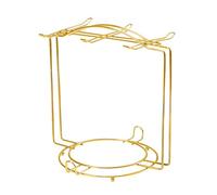 Javoryxh Albero Portabicchieri Da Caffè In Ferro Con Base Stabile Stendino Per Tazze Piattini E Piatti Salvaspazio Scolapiatti Decorazione Della Cucina Organizzatore Della Casa