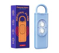 Javoryxh Allarme Personale Allarme Antifurto Ricaricabile con LED Luminoso Lampeggiante E Avvisi Rumorosi per Protezioni Familiari Allarmi Portachiavi Donne La Sicurezza