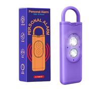 Javoryxh Allarme Personale Allarme Antifurto Ricaricabile con LED Luminoso Lampeggiante E Avvisi Rumorosi per Protezioni Familiari Allarmi Portachiavi Donne La Sicurezza