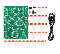 Javoryxh Annodamento Cinese Saldatura Lampada Acqua Pratica Progetto LED Set Elettronico Componente per Studenti Scolastici Impara La Pratica Elettronica
