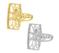 Javoryxh Basi per Orecchini in Ottone Personalizzabili Portatili La Creazione Borchie Uniche Decorazione Accessori La Casa Uso Quotidiano Set 2 Orecchini A Bottone in Ottone