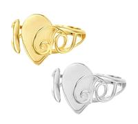 Javoryxh Basi per Orecchini in Ottone Personalizzabili Portatili La Creazione Borchie Uniche Decorazione Accessori La Casa Uso Quotidiano Set 2 Orecchini A Bottone in Ottone