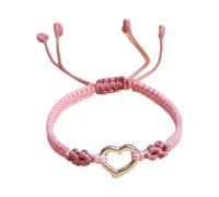 Javoryxh Braccialetti Intrecciati Semplici Alla Per Le Donne Disegni Cuori D'amore Vuoti Adatti Per Feste E Date Decorazione Regali Romantici Gioielli