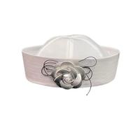 Javoryxh Cappello da capitano rosa 3D costume per donne adolescenti per marinai abbigliamento da festa ragazza costume cosplay