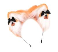 Javoryxh Cerchietto per capelli con orecchie di lupo e vampiri, demoni, per Halloween, dimensioni regolabili, per adulti, uomini e donne