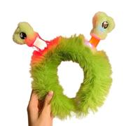 Javoryxh Cerchietto per capelli in peluche con tentacoli 3D che si illuminano per feste di Natale, copricapo per ragazze e viso, fascia per capelli divertenti per bambini