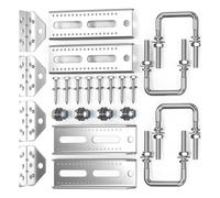 Javoryxh Costruzione in Acciaio Zincato Ruotare Supporto della Staffa Montaggio A Superiore per Le dei Rimorchi delle Barche Set Staffe per Bulloni Migliorati