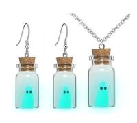 Javoryxh Eleganti Orecchini A Bottiglia Luminosi. Gioielli Unici Realizzati In Resina Robusta Per Le Festività Natalizie Halloween Da Donna. Orecchini Pendenti