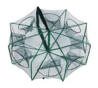 Javoryxh Esche da Pesca Trappole Gamberetti Pesci Gamberetti Gabbia per Pesci Reti Cerniere Rete 6/8 Fori Trappola da Pesca Apertura Rapida