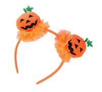 Javoryxh Fascia per capelli con zucca di Halloween per festa del giorno della morte fascia per capelli cosplay copricapo per adulti festival copricapo
